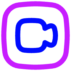 Webcam Video Square Icon from Flex Neon Set