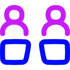 Politics Debate Icon from Flex Neon Set