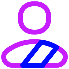 Politics Elected Person Icon from Flex Neon Set