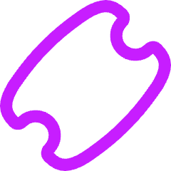 Tickets Icon from Flex Neon Set