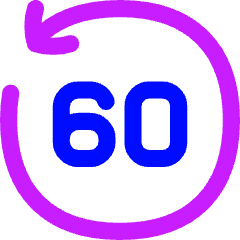 Button Go Backward 60 Icon from Flex Neon Set