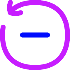 Button Go Backward Icon from Flex Neon Set