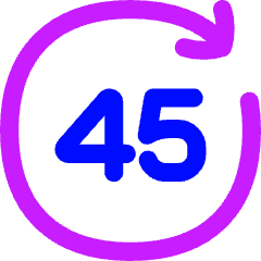 Button Go Forward 45 Icon from Flex Neon Set
