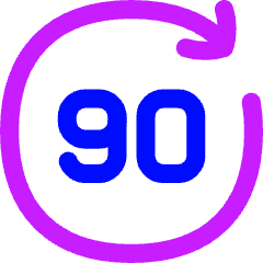 Button Go Forward 90 Icon from Flex Neon Set