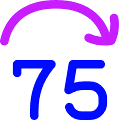 Button Jump Forward 75 Icon from Flex Neon Set