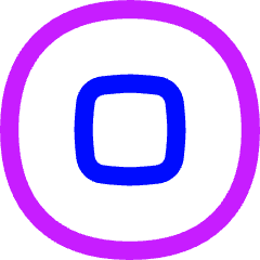 Button Stop Circle Icon from Flex Neon Set