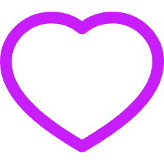 Hearts Symbol Icon from Flex Neon Set