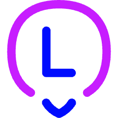 Left Controller Down Icon from Flex Neon Set
