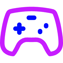 Nintendo Xbox Controller 1 Icon from Flex Neon Set