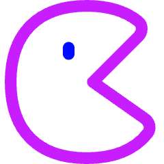 Pacman Icon from Flex Neon Set