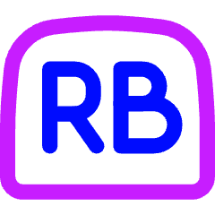 Right Button Icon from Flex Neon Set