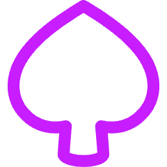 Spades Symbol Icon from Flex Neon Set