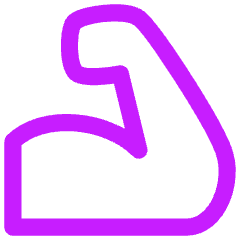 Strenght Skills Icon from Flex Neon Set