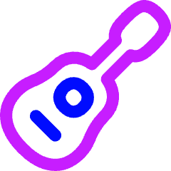 Guitar Icon from Flex Neon Set