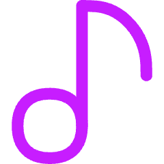 Music Note 1 Icon from Flex Neon Set