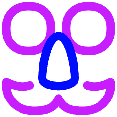Party Mask Icon from Flex Neon Set