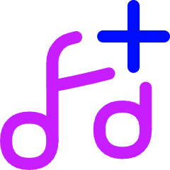 Add To Playlist Icon from Flex Neon Set