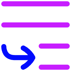 Move To Bottom Icon from Flex Neon Set