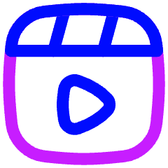 Play List 1 Icon from Flex Neon Set