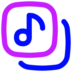 Play List 5 Icon from Flex Neon Set