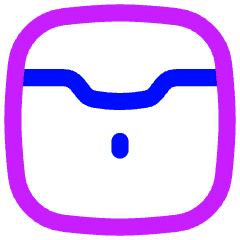 Earpods Case Icon from Flex Neon Set