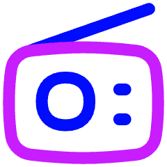 Radio Icon from Flex Neon Set