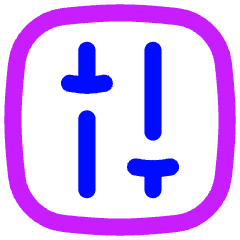 Equalizer Icon from Flex Neon Set