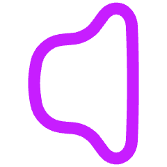 Volume Level Off Icon from Flex Neon Set