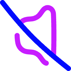 Volume Off Icon from Flex Neon Set