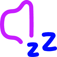 Volume Sleep Icon from Flex Neon Set