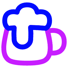 Beer Pitch Icon from Flex Neon Set