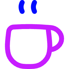 Coffee Mug Icon from Flex Neon Set