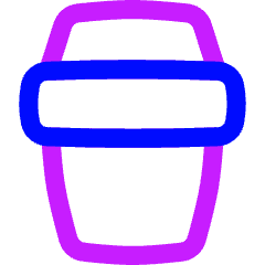 Coffee Takeaway Cup Icon from Flex Neon Set