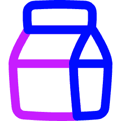 Milk Carton Icon from Flex Neon Set