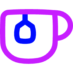 Tea Hot Relax Icon from Flex Neon Set