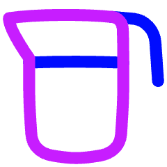 Water Pitcher Icon from Flex Neon Set