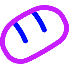 Baguette Icon from Flex Neon Set