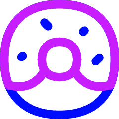Donut Icon from Flex Neon Set