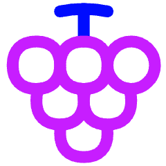 Grape Icon from Flex Neon Set