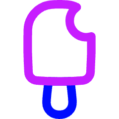 Ice Cream 1 Icon from Flex Neon Set