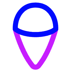 Ice Cream 3 Icon from Flex Neon Set