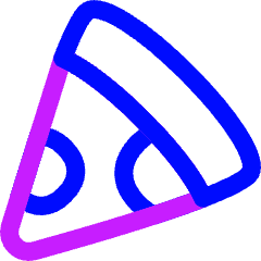 Pizza Icon from Flex Neon Set