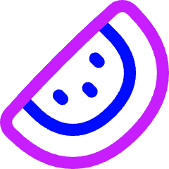 Water Melon Icon from Flex Neon Set