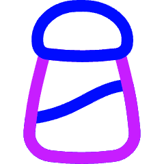 Salt Bottle Icon from Flex Neon Set