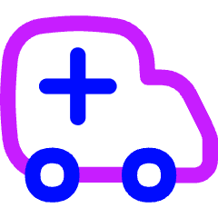 Ambulance Icon from Flex Neon Set