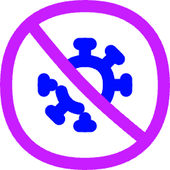 Virus Antivirus Icon from Flex Neon Set
