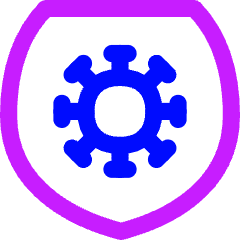 Virus Immunity Icon from Flex Neon Set
