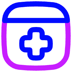 Online Medical Web Service Icon from Flex Neon Set