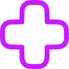 Medical Cross Sign Healthcare Icon from Flex Neon Set