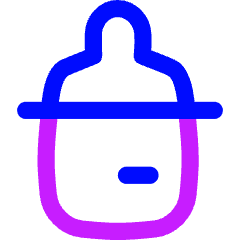 Baby Botlle Icon from Flex Neon Set